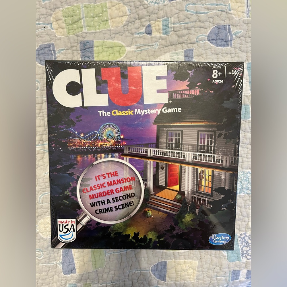 NWT New with tags Hasbro Clue board game